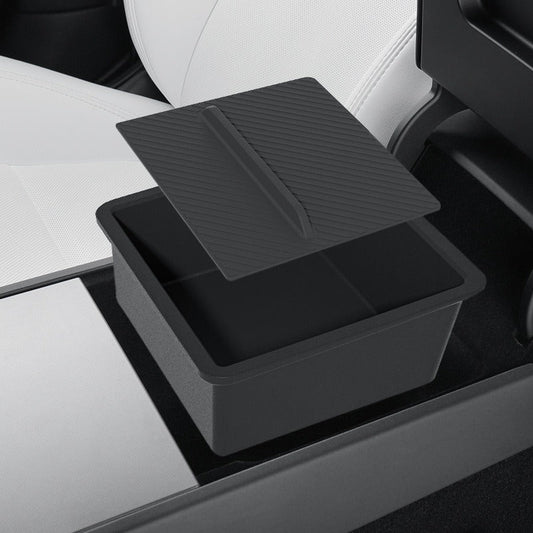 Premium Vehicle Center Console Organizer Box for Tesla Model Y 2025: Enhance Organization and Style