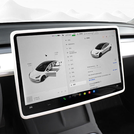 Premium Silicone Vehicle Console Screen Protector for Tesla Model 3/Y: Durable Protection with Precision Fit