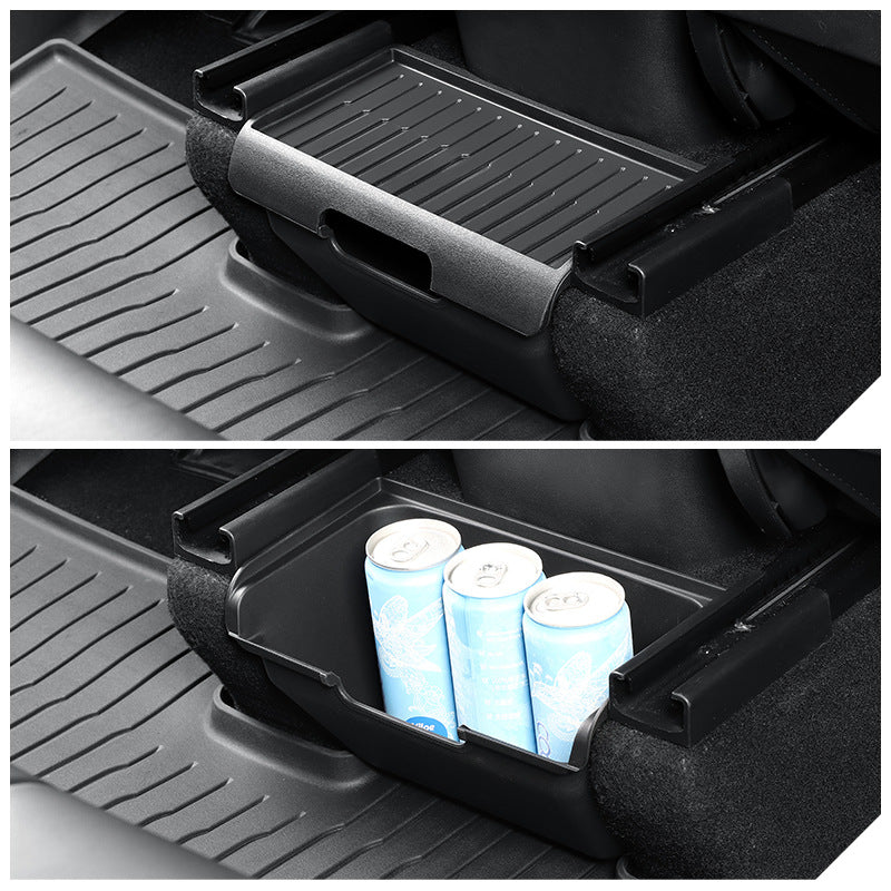 Vehicle Back Seat Organizer Box for Tesla Model Y, TPE