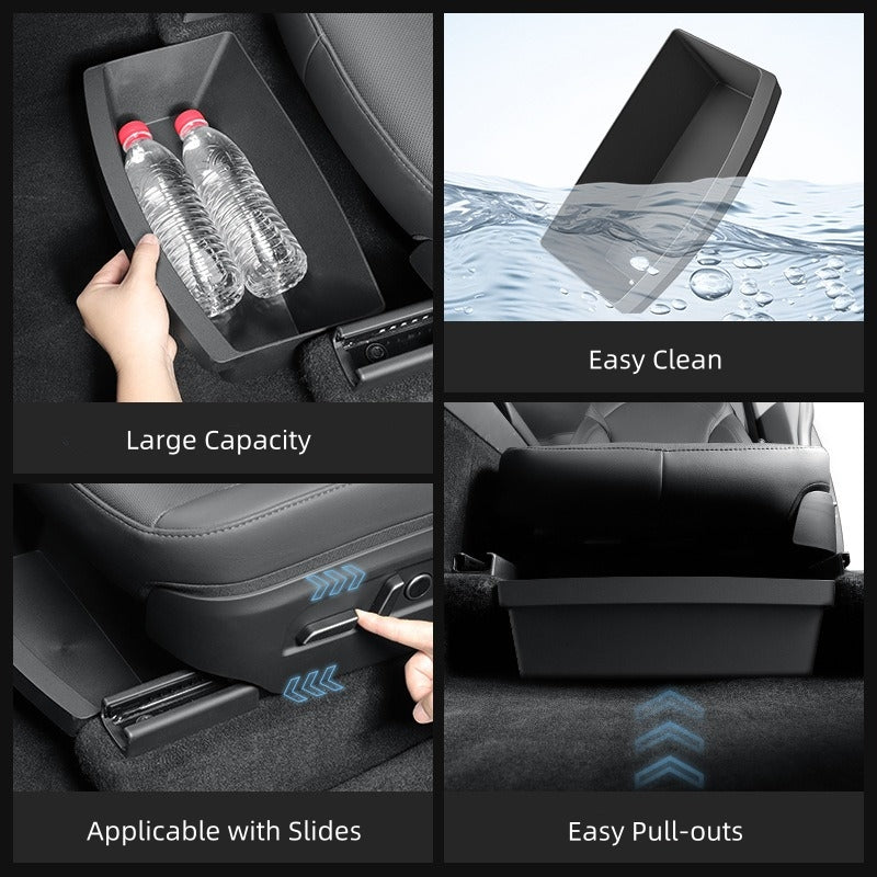 Vehicle Seat Organizer Box for Tesla Model Y, TPE