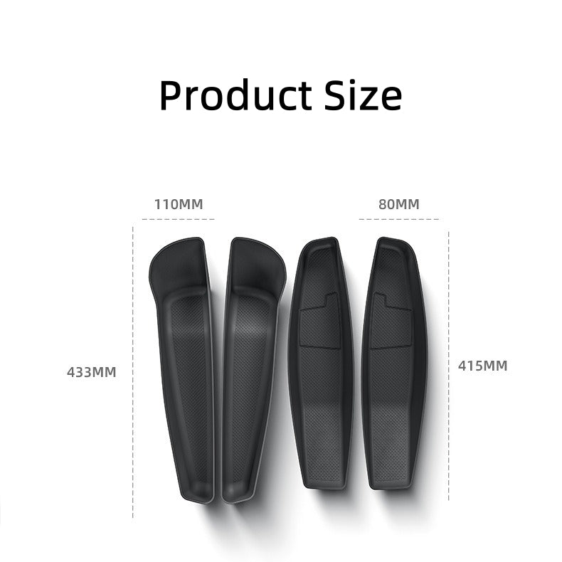 Storage Box of Vehicle Door Pockets for Tesla Model Y 2025, TPE