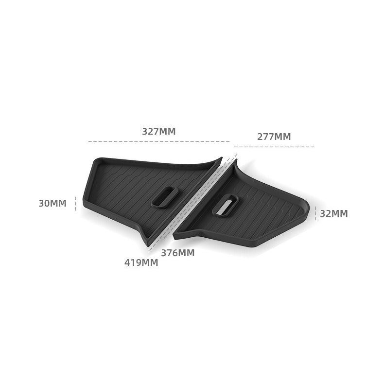 Trunk Storage Boxes with Covers for Tesla Model Y 2025, TPE
