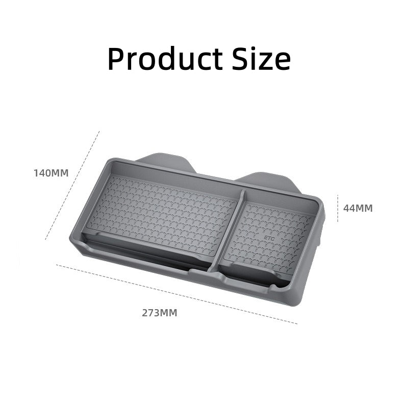 Organizer Tray of Center Console for Tesla Model 3/Y, Silicone