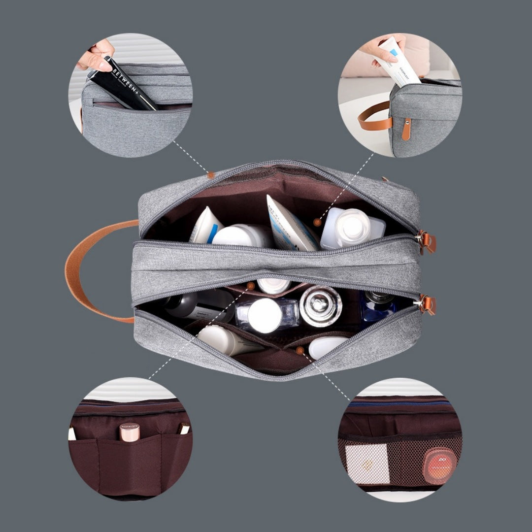 Men's Wash Bag for Travel, Polyester