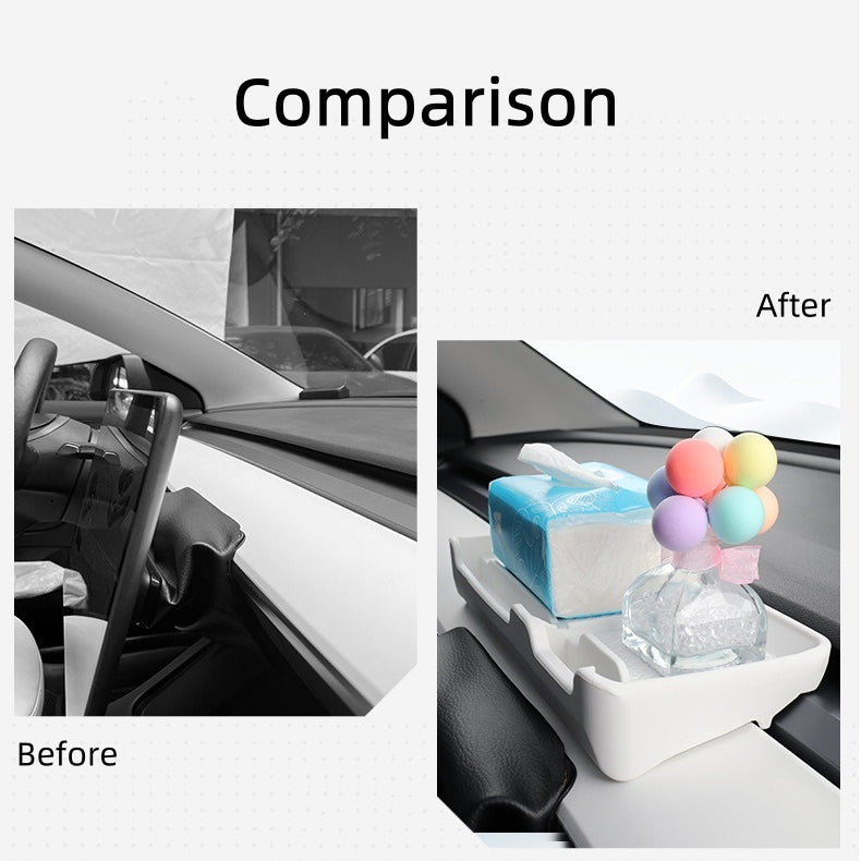 Organizer Tray of Center Console for Tesla Model 3/Y, Silicone