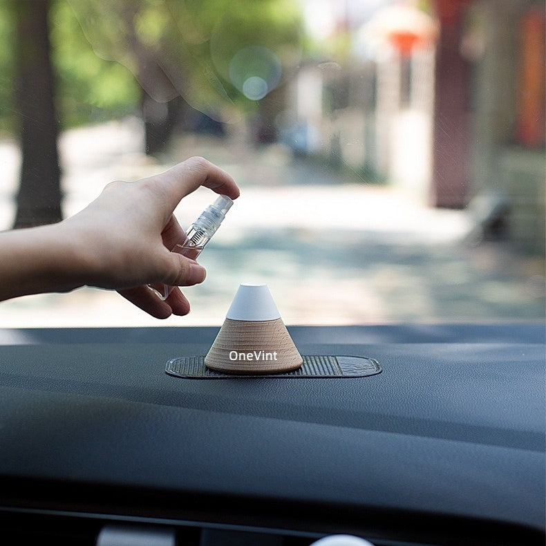 Volcano Design Aroma Diffuser for Car, Wood and Diatomite