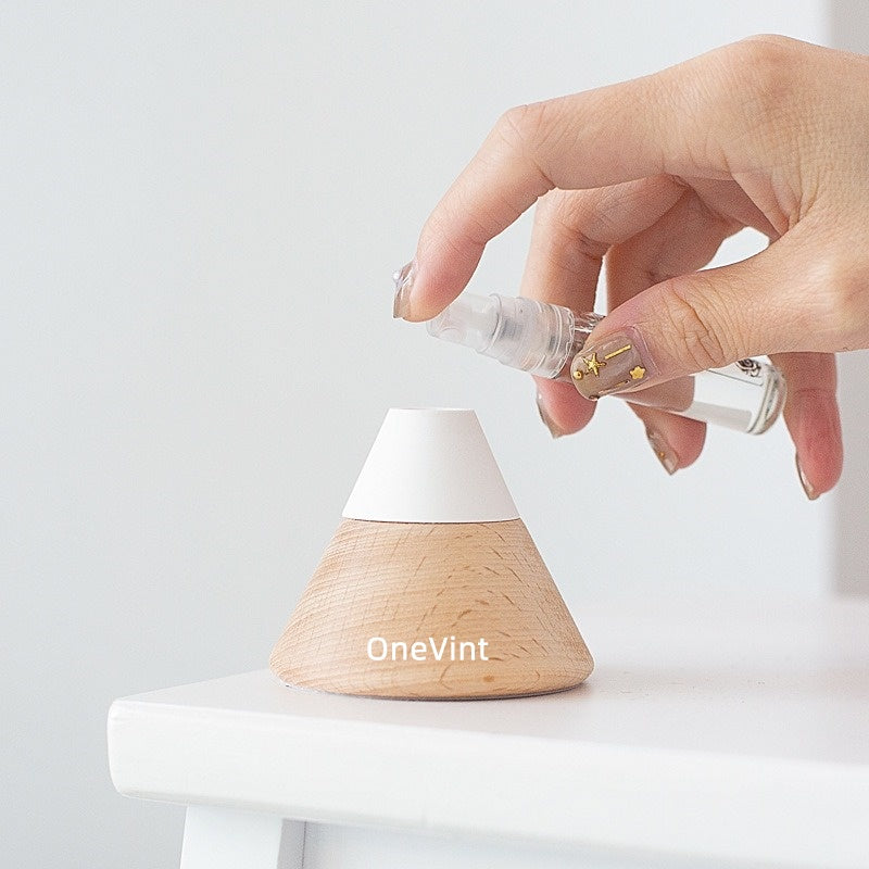 Volcano Design Aroma Diffuser for Car, Wood and Diatomite