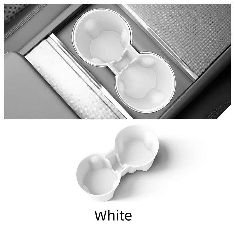 Vehicle Cup Holder Cover for Tesla Model Y 2025, Silicone