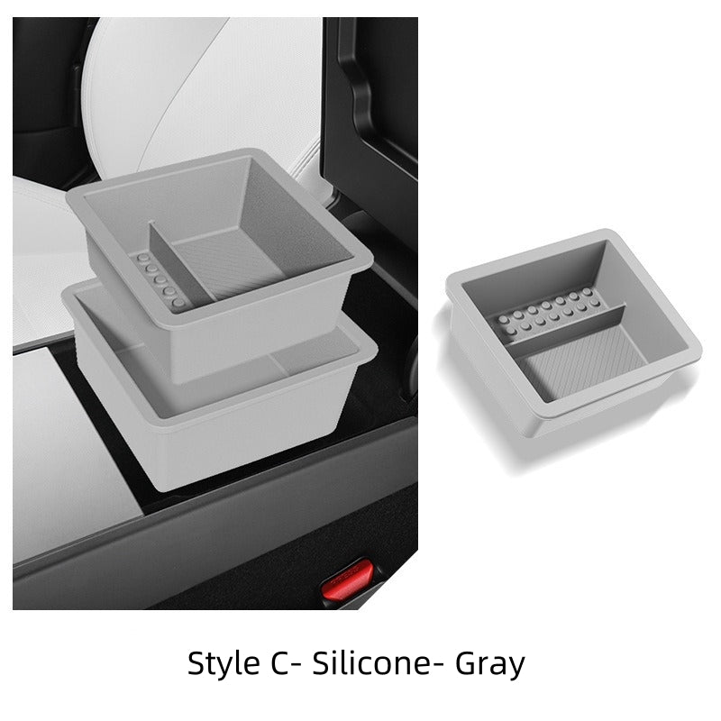 Vehicle Center Console Organizer Box for Tesla Model Y 2025