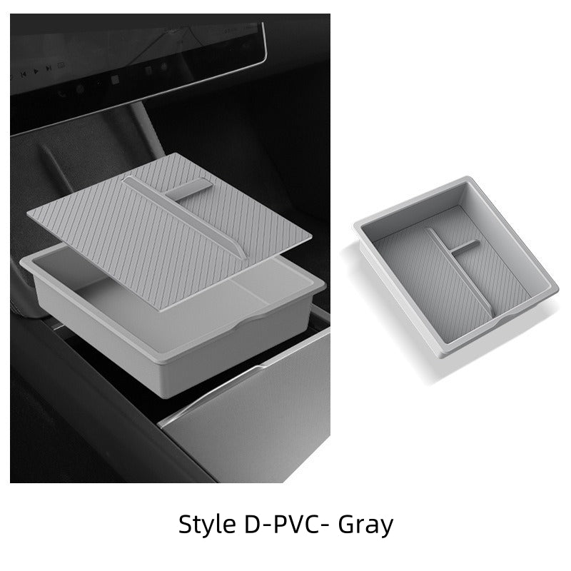 Vehicle Center Console Organizer Box for Tesla Model Y 2025