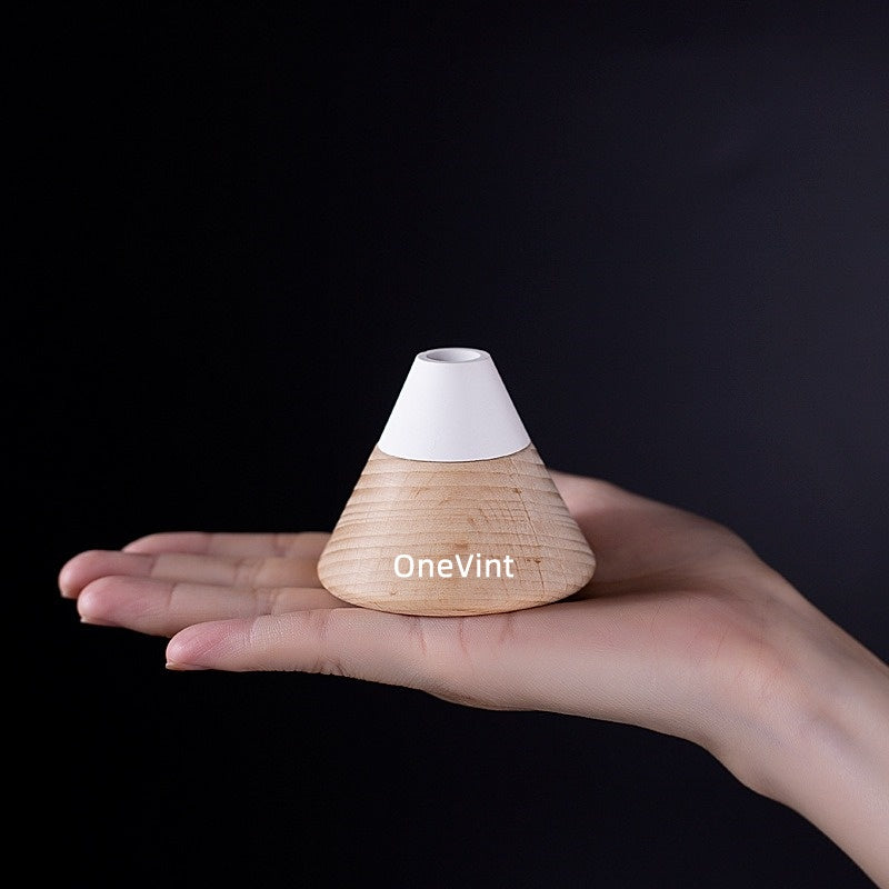 Volcano Design Aroma Diffuser for Car, Wood and Diatomite