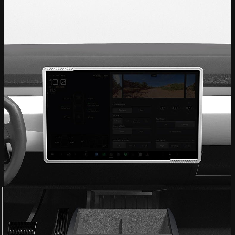 Vehicle Center Console Screen Protector for Tesla Cybertruck, Silicone