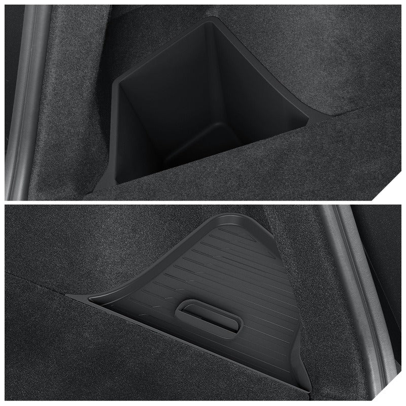 Trunk Storage Boxes with Covers for Tesla Model Y 2025, TPE