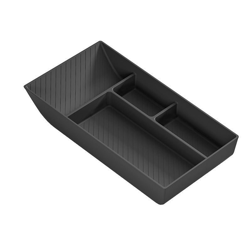 Vehicle Center Console Organizer Tray for Tesla Model Y 2025, Silicone