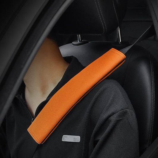 Shoulder Holder for Car Seatbelt, Suede