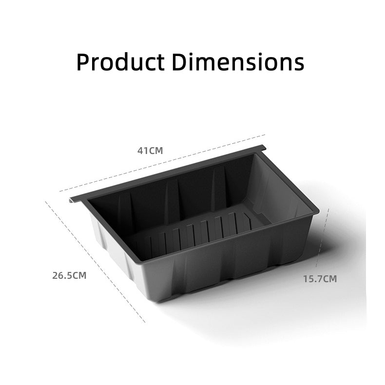 Vehicle Seat Organizer Box for Tesla Model Y/X, TPE
