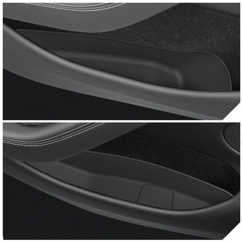 Storage Box of Vehicle Door Pockets for Tesla Model Y 2025, TPE