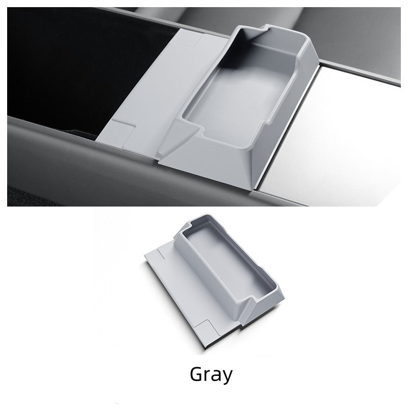 Vehicle Center Console Storage Tray for Tesla Model3/Y, Silicone
