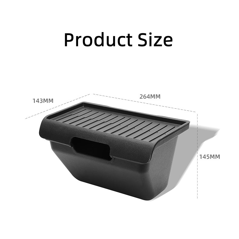 Vehicle Back Seat Organizer Box for Tesla Model Y, TPE