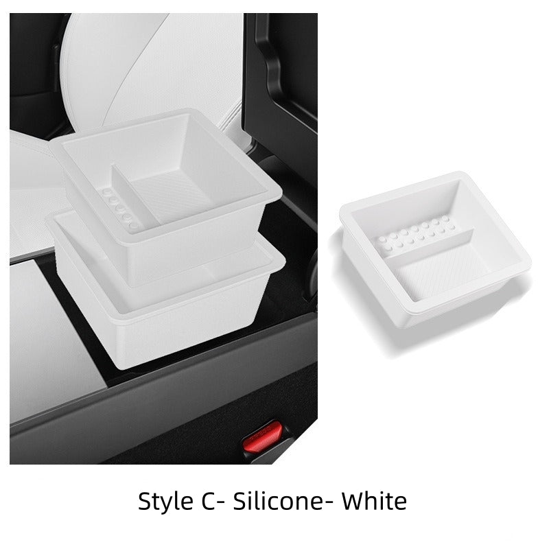 Vehicle Center Console Organizer Box for Tesla Model Y 2025