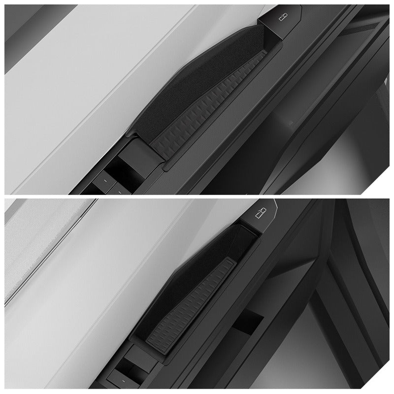 Storage Cover of Vehicle Door Pockets for Tesla Cybertruck, ABS & Silicone, 4pcs