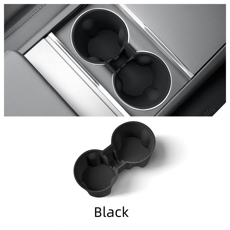 Vehicle Cup Holder Cover for Tesla Model Y 2025, Silicone