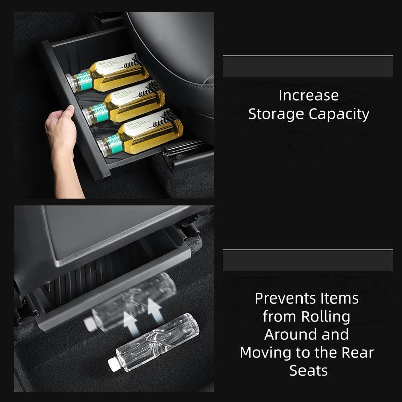 Vehicle Seat Organizer Box for Tesla Model Y/X, TPE