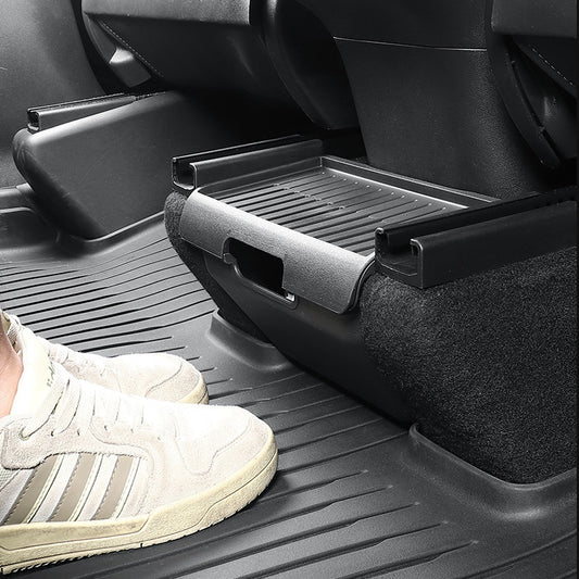 Vehicle Back Seat Organizer Box for Tesla Model Y, TPE
