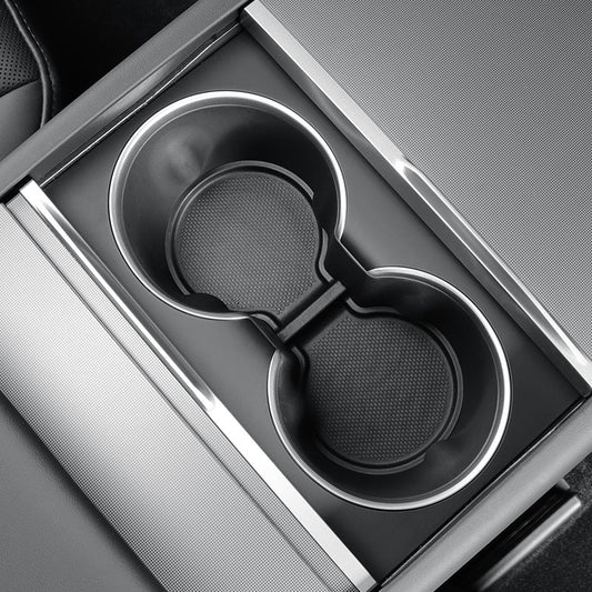 Anti-slip Cup Holder Coaster for Center Console and Rear Seat, Tesla New Model Y/3, TPU