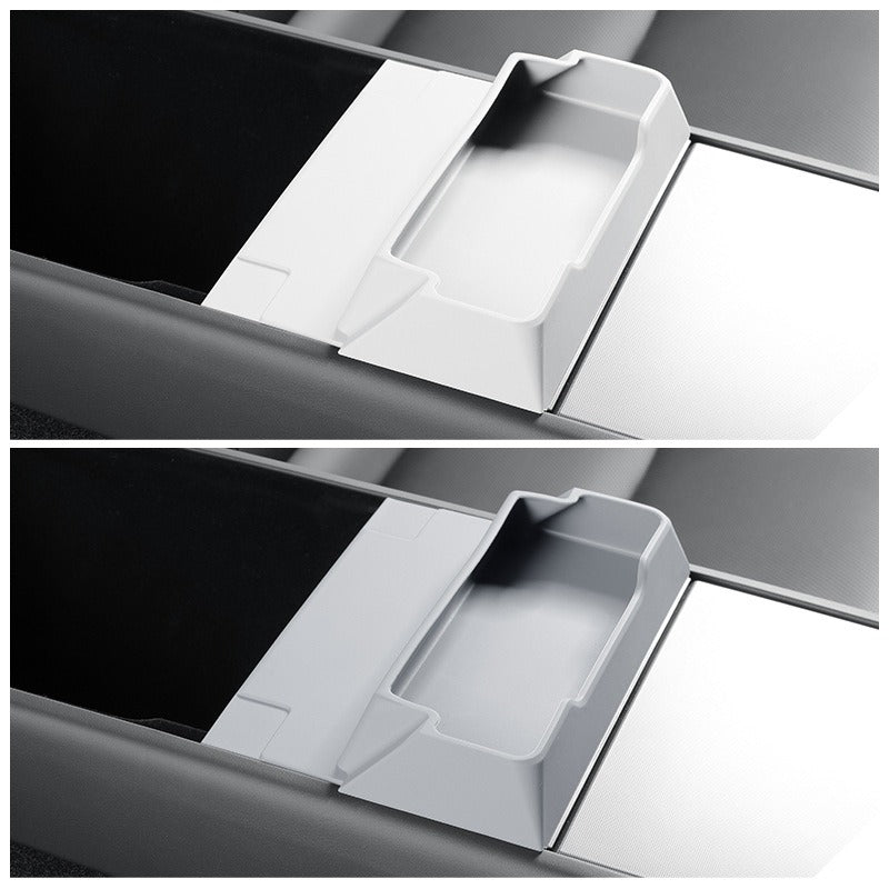 Vehicle Center Console Storage Tray for Tesla Model3/Y, Silicone