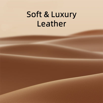 Multi-functional Side Pocket Organizer for Car Seats, Leather, Brown