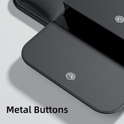 Car Sun Visor Organizer for Sunglasses and Cards, Leather, Black