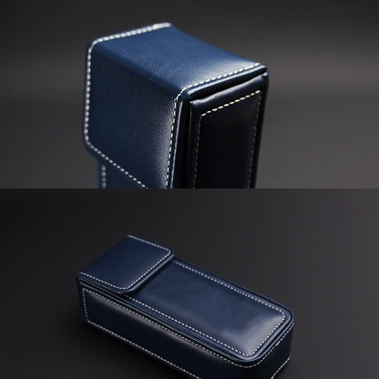 Vintage Glasses Case with Magnetic Button, PU Leather, Rectangle