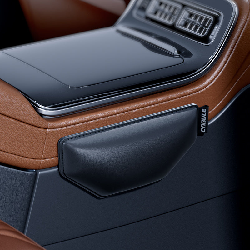 Soft Car Knee Cushion for Fatigue and Pain Relief, Leather