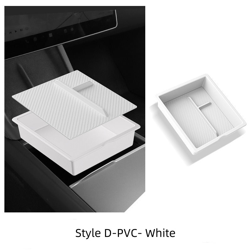 Vehicle Center Console Organizer Box for Tesla Model Y 2025