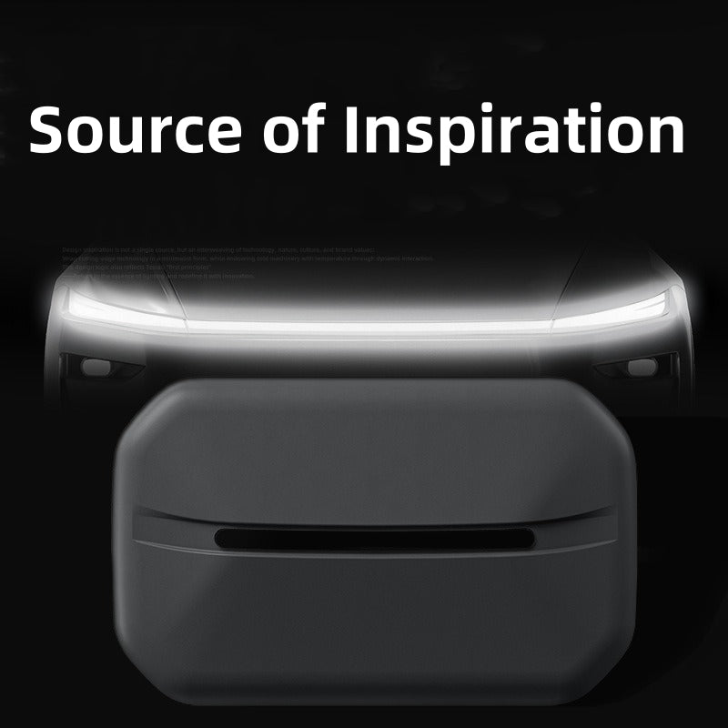 Waterproof Tissue Box Holder with Strap for Tesla Model Y, Silicone