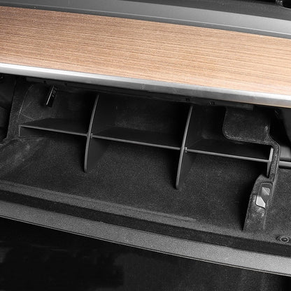 Partition Board Organizer of Glove Compartment for Tesla Model 3/Y, ABS, Black