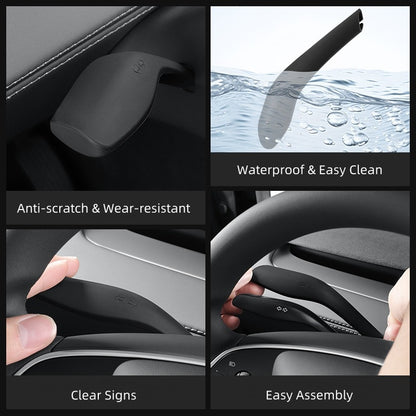 Vehicle Indicator Cover for Tesla Model Y 2025, Silicone