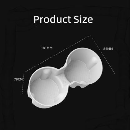 Vehicle Cup Holder Cover for Center Console and Rear Seat for Tesla Model 3, Silicone