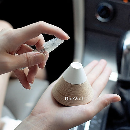 Volcano Design Aroma Diffuser for Car, Wood and Diatomite