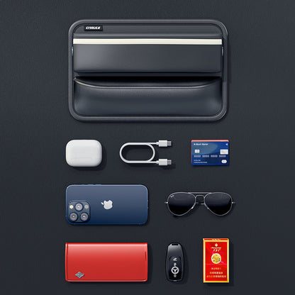 Multi-functional Side Pocket Organizer for Car Seats, Leather