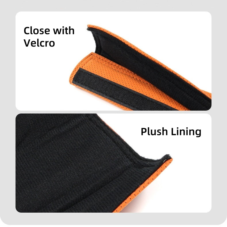 Shoulder Holder for Car Seatbelt, Suede
