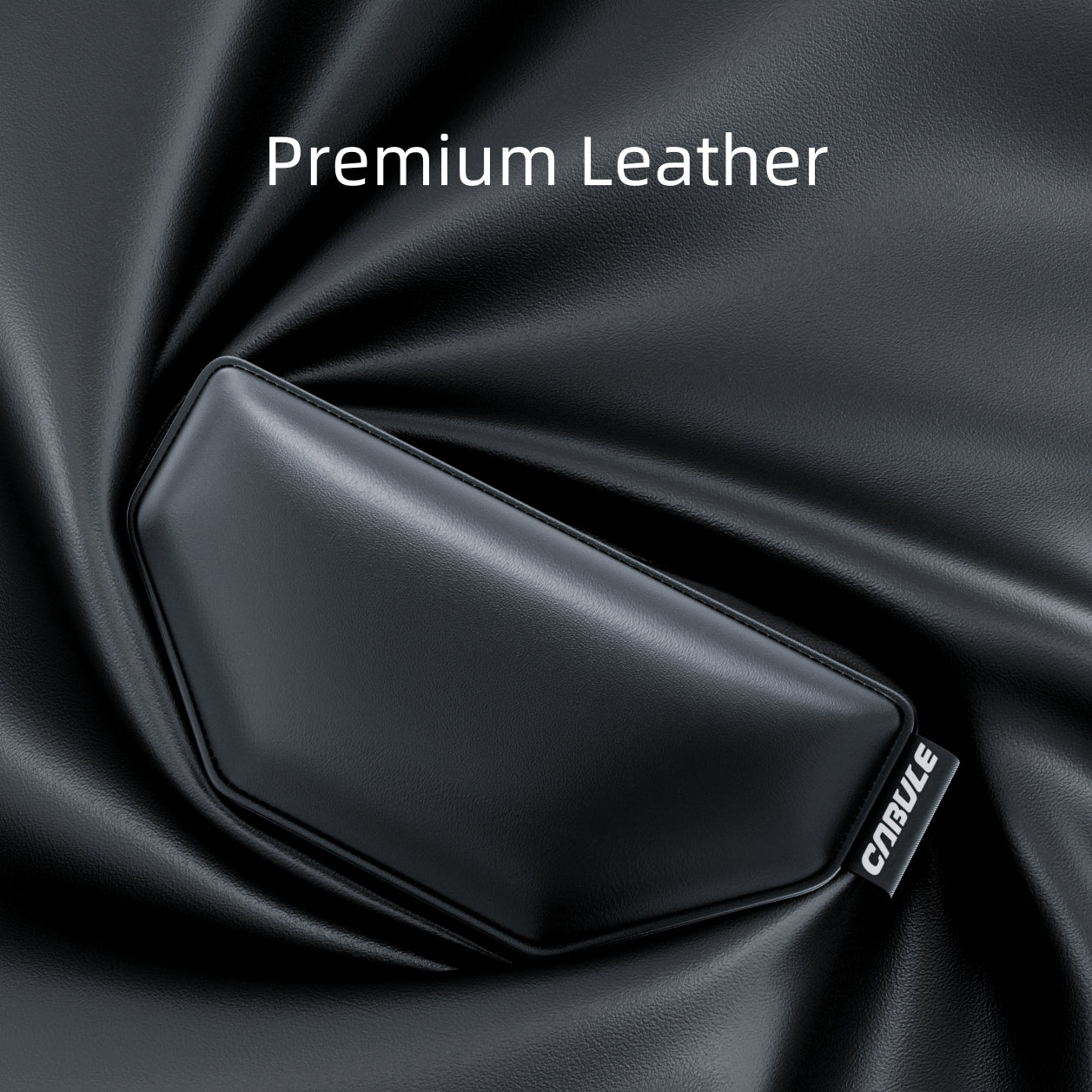 Soft Car Knee Cushion for Fatigue and Pain Relief, Leather