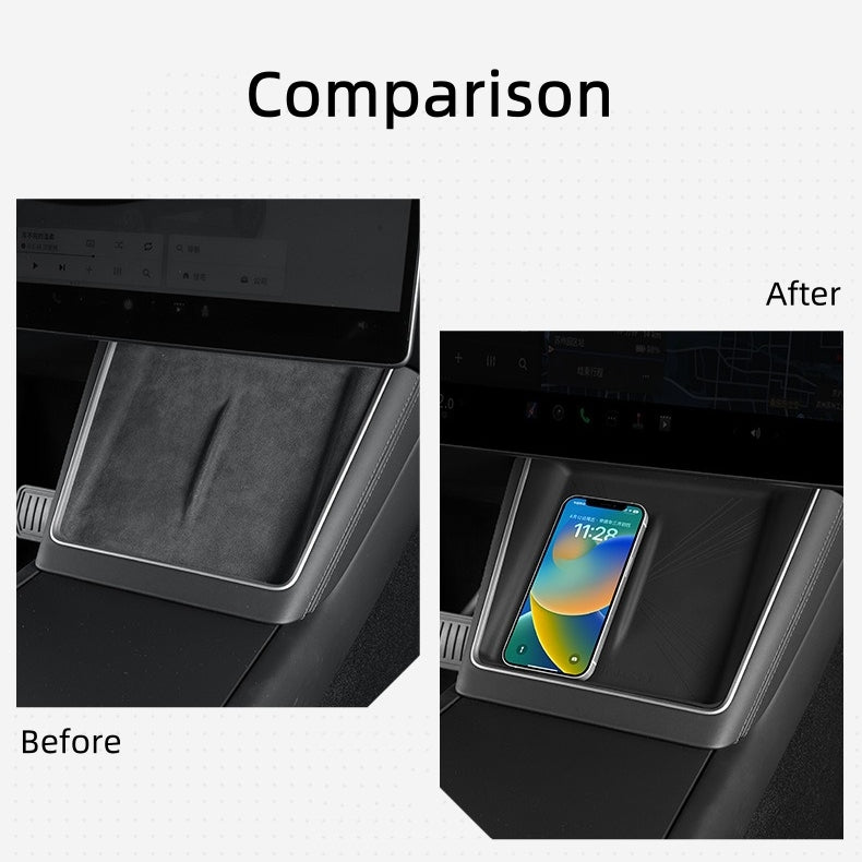 Waterproof Cover for Wireless Charging Pad of Model Y 2025, Silicone