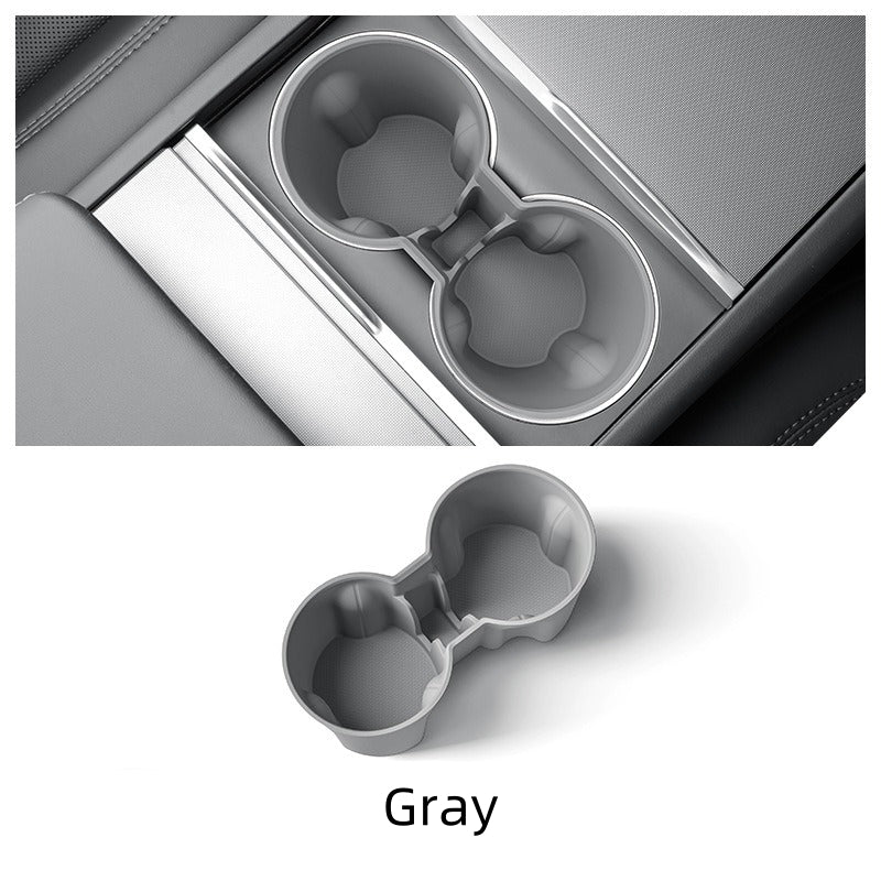 Vehicle Cup Holder Cover for Tesla Model Y 2025, Silicone