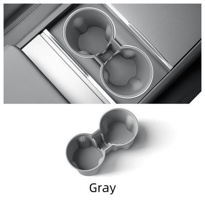 Vehicle Cup Holder Cover for Tesla Model Y 2025, Silicone