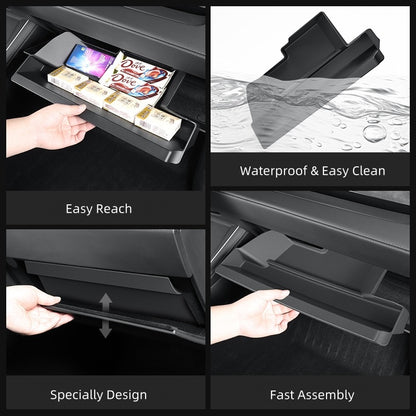 Storage Box of Glove Compartment for Tesla Model Y 2025, TPE