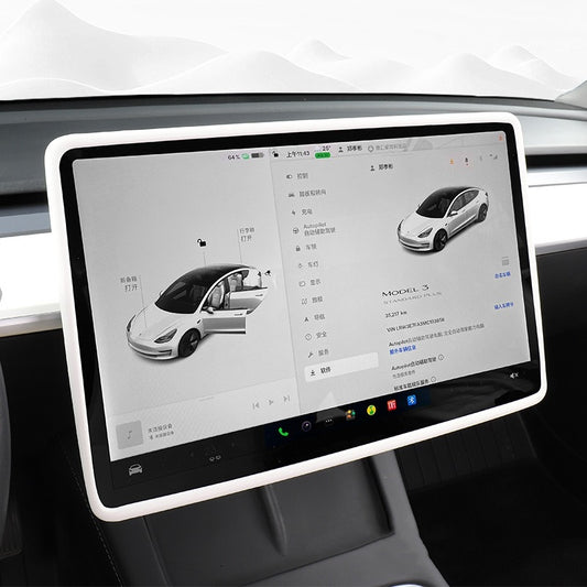 Vehicle Console Screen Protector for Tesla Model 3/Y, Silicone