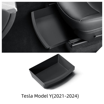 Vehicle Seat Organizer Box for Tesla Model Y, TPE
