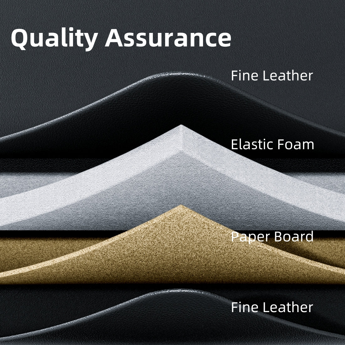 Soft Car Knee Cushion for Fatigue and Pain Relief, Leather